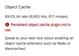 Query Monitor Object Cache