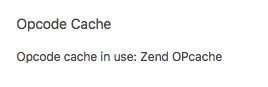 Query Monitor OPcode Cache