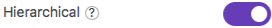 Checkboxes facet Hierarchical setting enabled