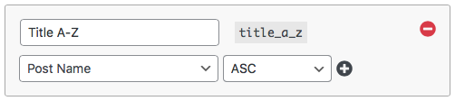 Fix sorting issues with special characters in post titles by sorting by Post Name instead of by Post Title.