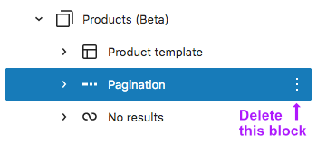 Delete the automatically added Pagination block. Use a Pager facet instead.